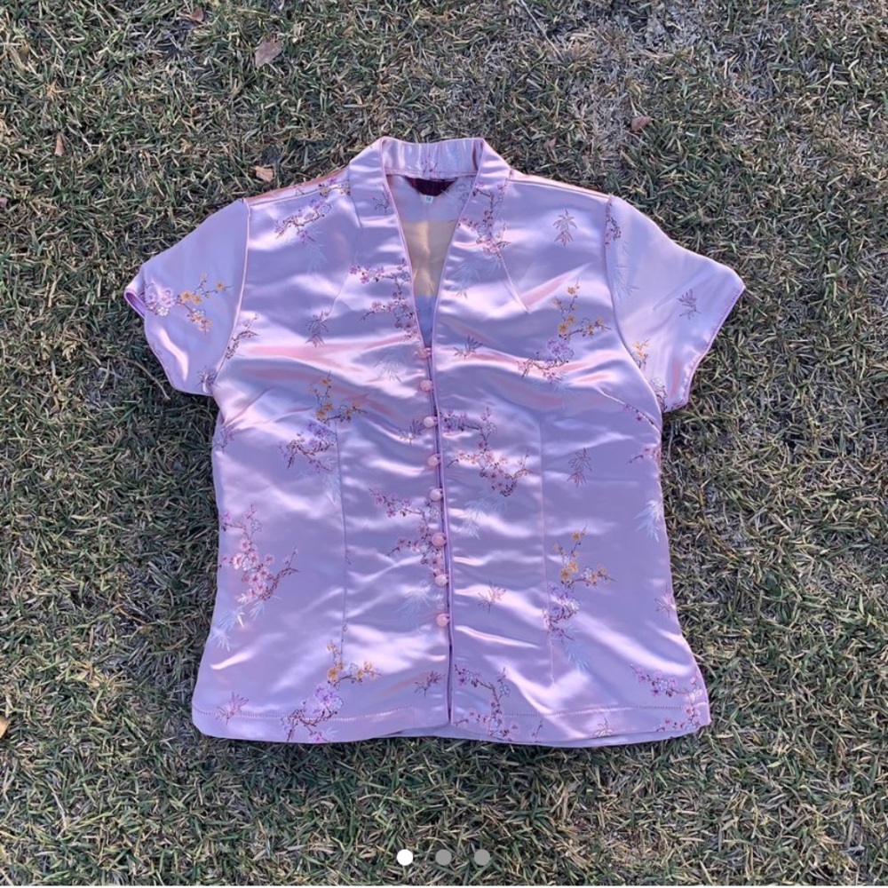 Asian Print Top